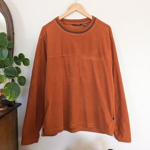 REI | Microfleece | Pullover Sweater Orange | Large | Orange